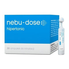 NEBU-DOSE 3% - HIPERTONICZNY ROZTWÓR DO INHALACJI, 30 AMPUŁEK.