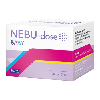 Nebu-Dose Baby 1,5% - roztwór soli do nebulizacji / inhalacji / 30 ampułek / UK - POLSKA APTEKA