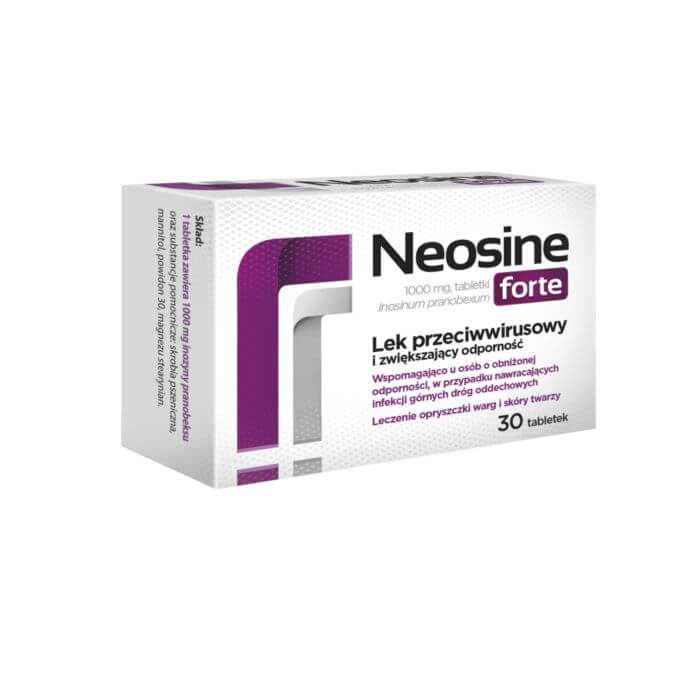 Neosine Forte tabletki (30tab / 1000mg)- wirus opryszczki , zwiększa odporność organizmu , UK apteka , UK sklep , HPV