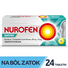 NUROFEN ZATOKI, POLSKIE LEKI NA ZATOKI, APTEKA LEKI W UK