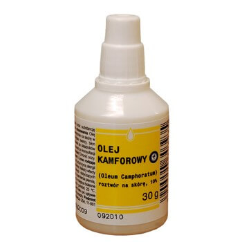 olej kamforowy UK 30ml - rozgrzewający Płyn na skóre , UK apteka, UK sklep online