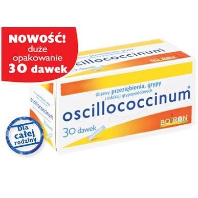 Oscillococcinum UK Boiron 30 doses - homeopatia , objawy grypy, POLSKA APTEKA W UK