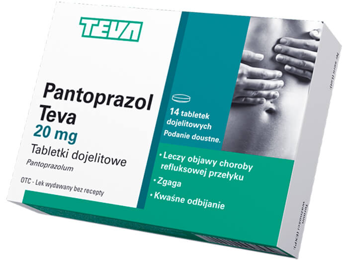 Pantoprazol -Refluks, zgaga, UK apteka , UK sklep online
