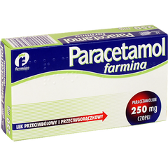 Paracetamol czopki 250mg x 10 -czopki przeciwbólowe i przeciwgorączkowe, UK apteka, UK sklep online