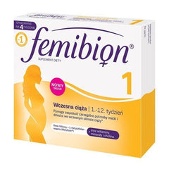 FEMIBION 1, WCZESNA CIĄŻA, WITAMINY DLA KOBIET W CIĄŻY
