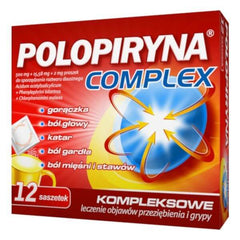 POLOPIRYNA COMPLEX - 12 saszetek / POLSKA APTEKA . WYSYŁKA 24h UK