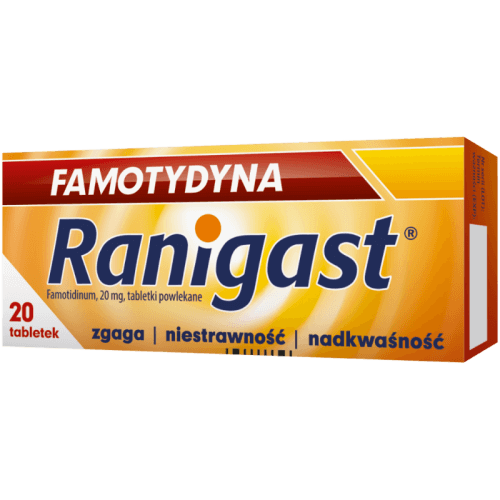 RANIGAST FAMOTYDYNA, NIESTWAWNOŚĆ, POLSKA APTEKA W UK