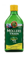 Tran Mollers 250ml / Witamina D , Dla dzieci, POLSKA APTEKA W UK