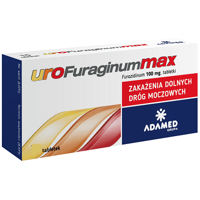 Urofuraginum UK Max 30 tabletek - Zakażenia dolnych dróg moczowych, Polska apteka w UK