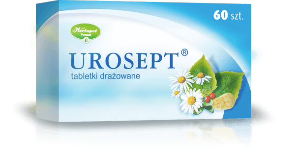 UROSEPT 60 tab - Zapalenie pęcherza / kamica, POLSKA APTEKA UK