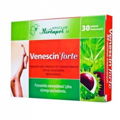 VENESCIN FORTE UK, 30 tabletek, POLSKA APTEKA W UK Edit alt text