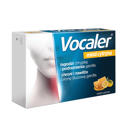 VOCALER UK -24 Tabletki na suchość w gardle, POLSKA APTEKA W UK / SZYBKA DOSTAWA