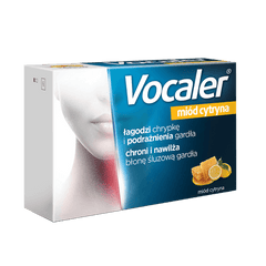 VOCALER UK -24 Tabletki na suchość w gardle, POLSKA APTEKA W UK / SZYBKA DOSTAWA