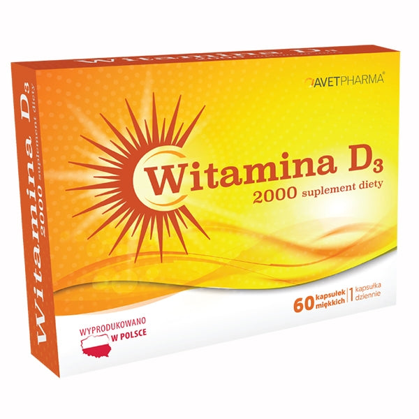 WITAMINA D3 UK 2000jm , / POLSKA APTEKA W UK / SZYBKA WYSYŁKA 24h