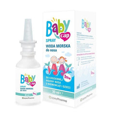 Babycap woda morska - spray izotoniczny dla dzieci od 1 miesiąca życia / 30ml, POLSKA APTEKA UK