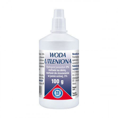 WODA UTLENIONA 3% - 100ml / POLSKA APTEKA W UK