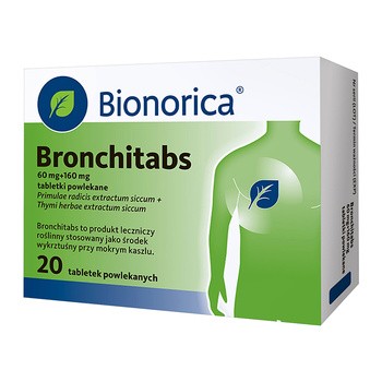 Bronchitabs Bionorica to lek ziołowy wspomagający leczenie kaszlu mokrego 
