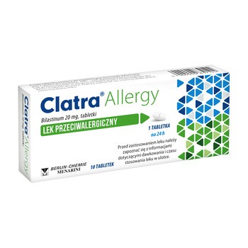 CLATRA ALLERGY, TABLETKI PRZECIWALERGICZNE, POLSKA APTEKA W UK