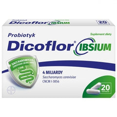Dicoflor Ibsium, probiotyk 20 kapsułek, wrażliwe jelita, IBS