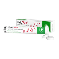 Gelovox, Tabletki do ssania na gardło.