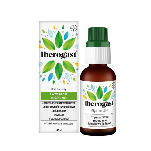 Iberogast 100ml -Podrażnienia żołądka i jelit, zgaga