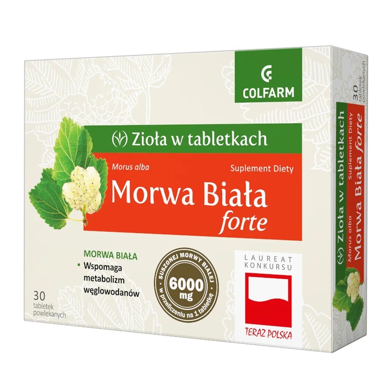 MORWA BIAŁA Forte , 30 tabletek