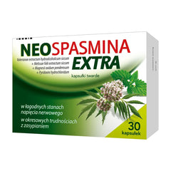 Neospasmina Extra 30 kapsułek, trudności z zasypianiem