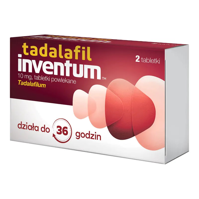 Inventum Tadalafil 10mg, 2 tabletki