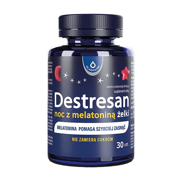 Destresan noc z melatoniną, 30 żelków na sen