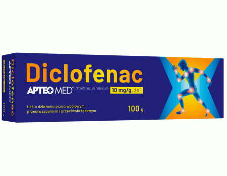 Diklofenak żel 10mg / 100g,