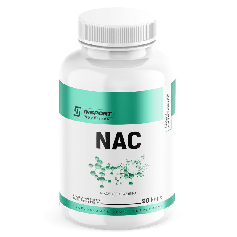NAC 600mg N-ACETYLO L-CYSTEINA Zdrowa WĄTROBA 90 kapsułek