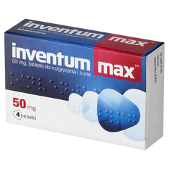 INVENTUM  MAX  UK -Tabletki na Erekcje, 4 tabletki ( sildenafil) / POLSKIE LEKI W UK / SZYBKA DOSTAWA