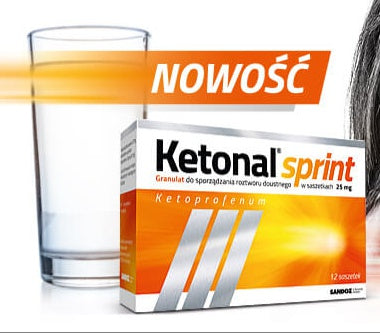 Ketonal Sprint na ból kręgosłupa dostępny w Polskiej Aptece Szkocja