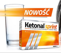 Ketonal Sprint na ból kręgosłupa dostępny w Polskiej Aptece Szkocja