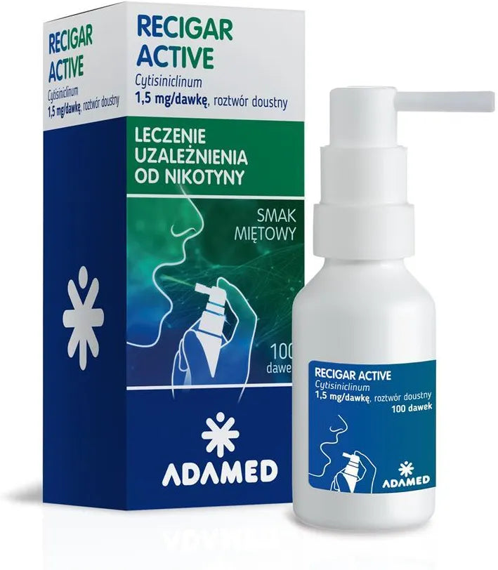 Recigar Active aerozol doustny, miętowy, Rzucenie palenia