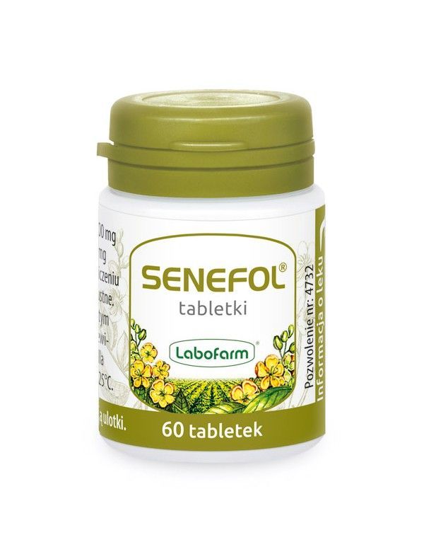 Senefol 60 tabletek -zaparcia ,  odpowiednik xenna extra Comfort