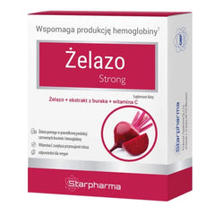 Żelazo + Witaminy C 30 tabletek, UK apteka , Uk online sklep