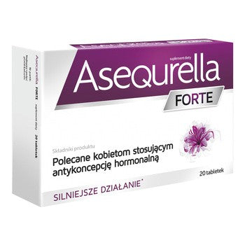 Asequrella Forte UK - ochrona przy antykoncepcji / POLSKA APTEKA W UK