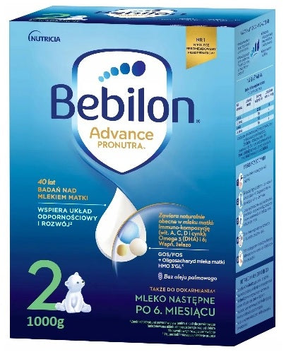 Bebilon Advance 2 Pronutra, mleko modyfikowane 1000g