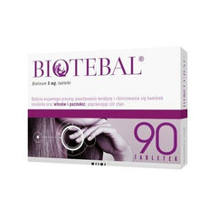 BIOTEBAL 5 mg, 90 tabletek , biotyna UK, POLSKA APTEKA W UK