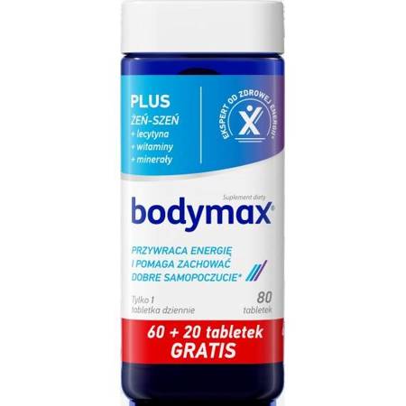 Bodymax Plus, 80 tabletek-  Wiecej niż Witaminy / POLSKA APTEKA W UK / WYSYŁKA 24H