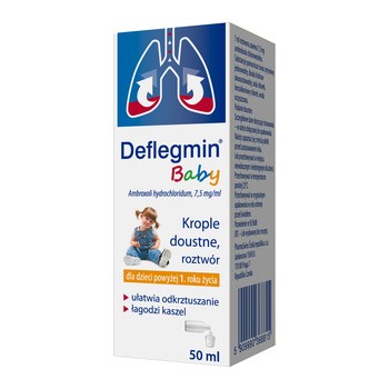 DEFLEGMIN BABY 50ml krople UK / POLSKA APTEKA W UK / WYSYŁKA 24H