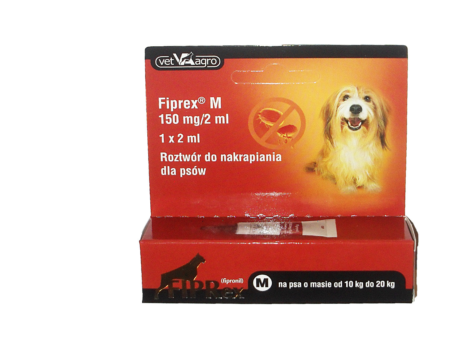 Fiprex -spot on - roztwórna na kleszcze, pchły i wszy / Dla Psów 10-20kg (Happs , sabunol), UK apteka , UK sklep zoologiczny