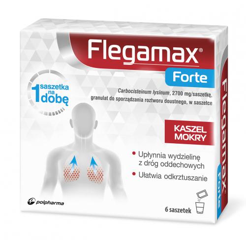 FLEGAMAX FORTE UK,  KASZEL MOKRY 6szt. / POLSKA APTEKA W UK