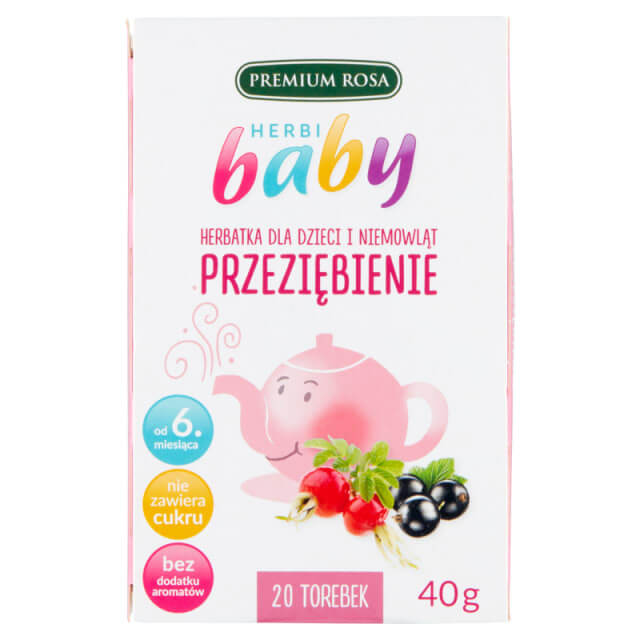 HERBI BABY, HERBATKI DLA NIEMOLĄT, PRZEZIĘBIENIE,  POLSKA APTEKA W UK