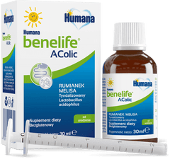 HUMANA BENELIFE ACOLIC - PREPARAT NA KOLKĘ NIEMOWLĘCĄ 30ml / POLSKA APTEKA W UK / LEKI