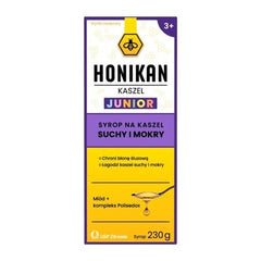 HONIKAN JUNIOR SYROP NA KASZEL , PRAWOŚLAZ, APTEKA W UK