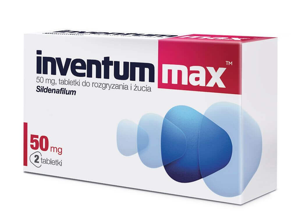 INVENTUM  MAX  UK -Tabletki na Erekcje, 2 tabletki ( sildenafil) / POLSKIE LEKI W UK / SZYBKA DOSTAWA