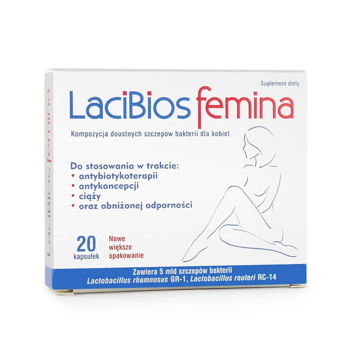 LaciBios Femina - 20 caps / POLSKA APTEKA W UK