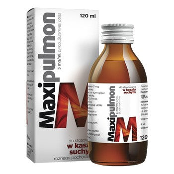 MAXIPULMON UK - SYROP NA SUCHY KASZEL - 120 ml / POLSKA APTEKA W UK